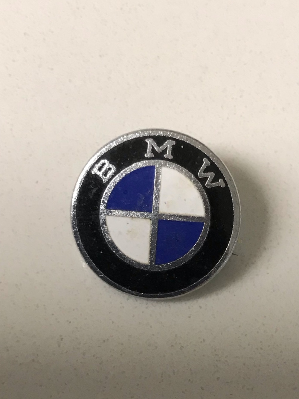 BMW Blue White and Black Roundel lapel Pin